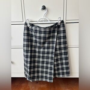 Madewell Wool Wrap Skirt
